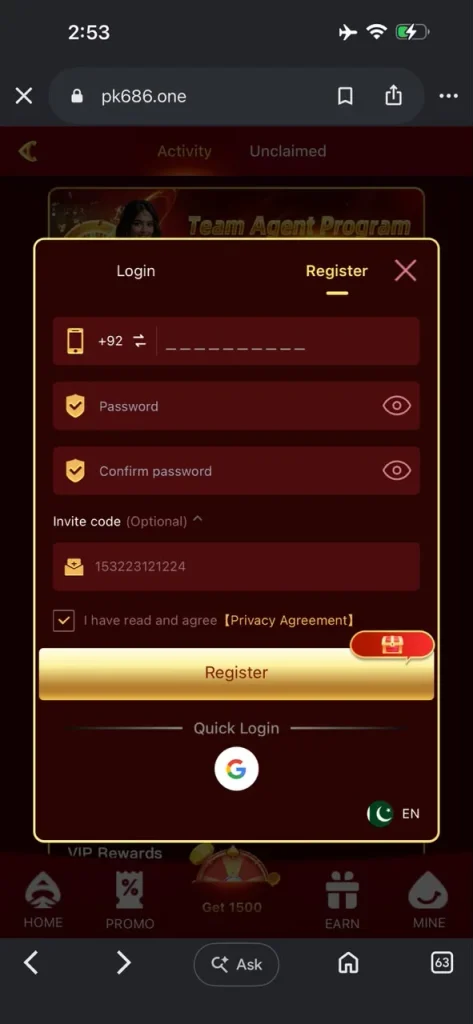 PK686 Game